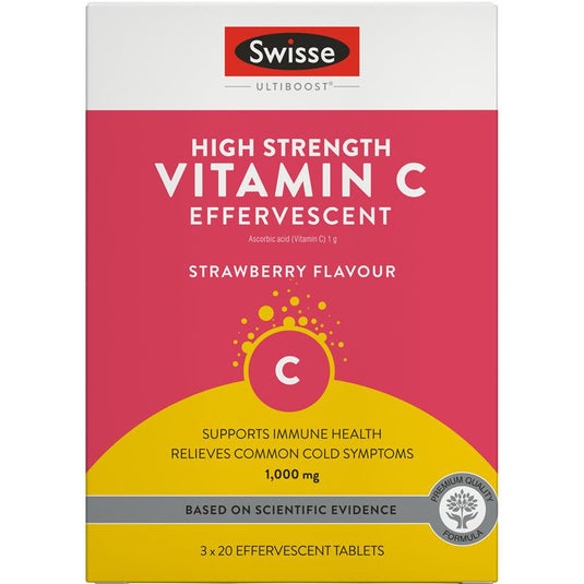 Swisse Vitamin C 60 Effervescent Tablets