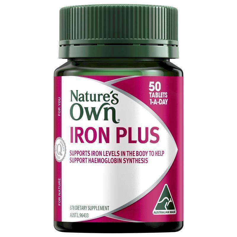 Load image into Gallery viewer, Nature's Own Iron Plus 50 Tablets
