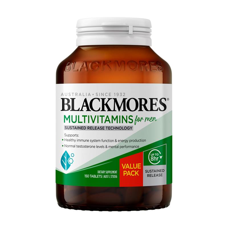 Load image into Gallery viewer, Blackmores Multivitamin For Men Sustained Release 150 Tablets Exclusive Size
