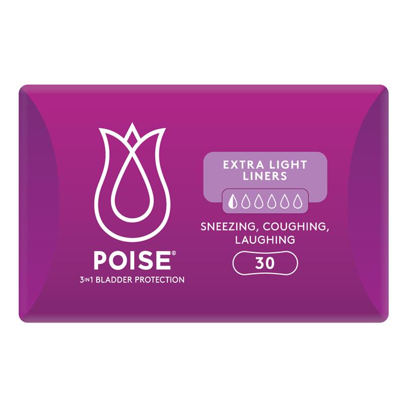 Load image into Gallery viewer, Poise Extra Light Liner Bulk 30 Pack
