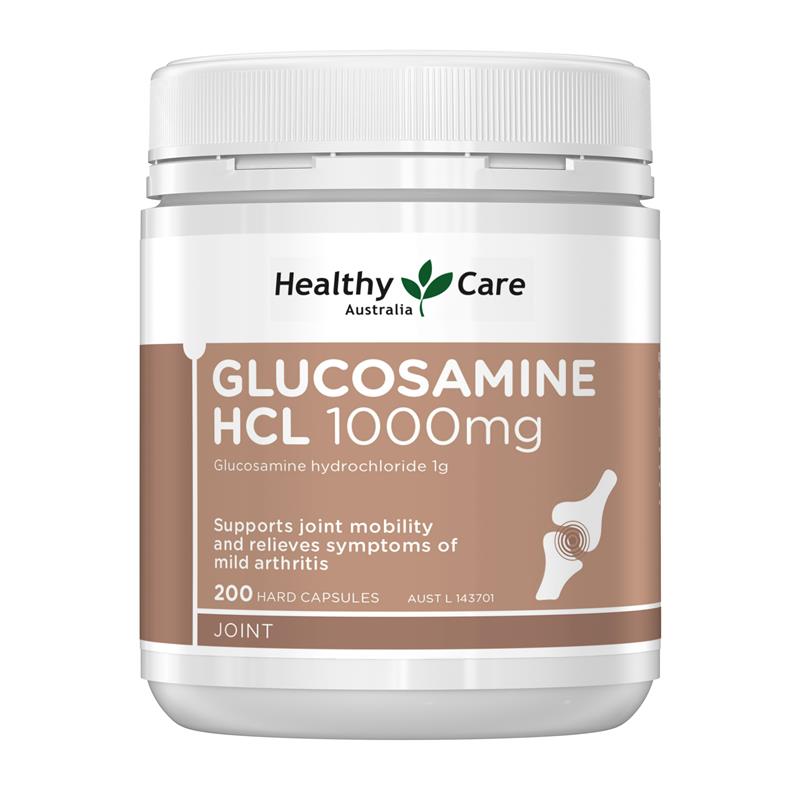 Load image into Gallery viewer, Healthy Care Glucosamine HCL 1000mg 200 Capsules
