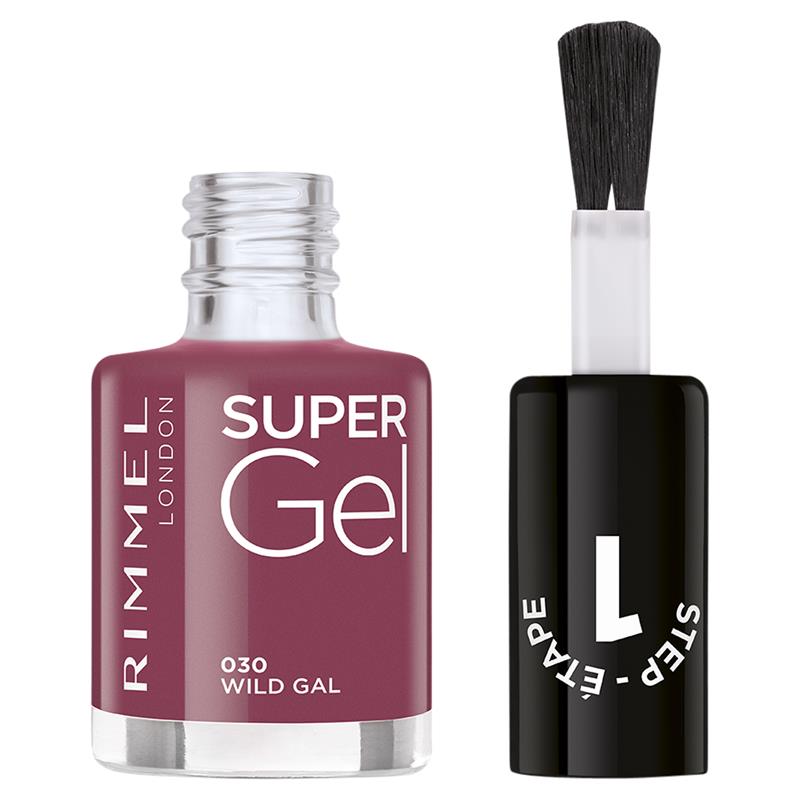 Load image into Gallery viewer, Rimmel Super Gel Nail Polish 030 Wild gal
