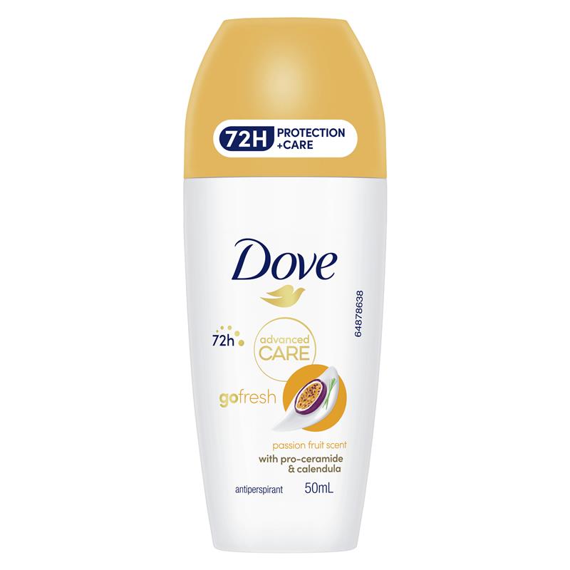 Load image into Gallery viewer, Dove Women Advanced Care Antiperspirant Deodorant 72h Roll On Passionfruit 50ml
