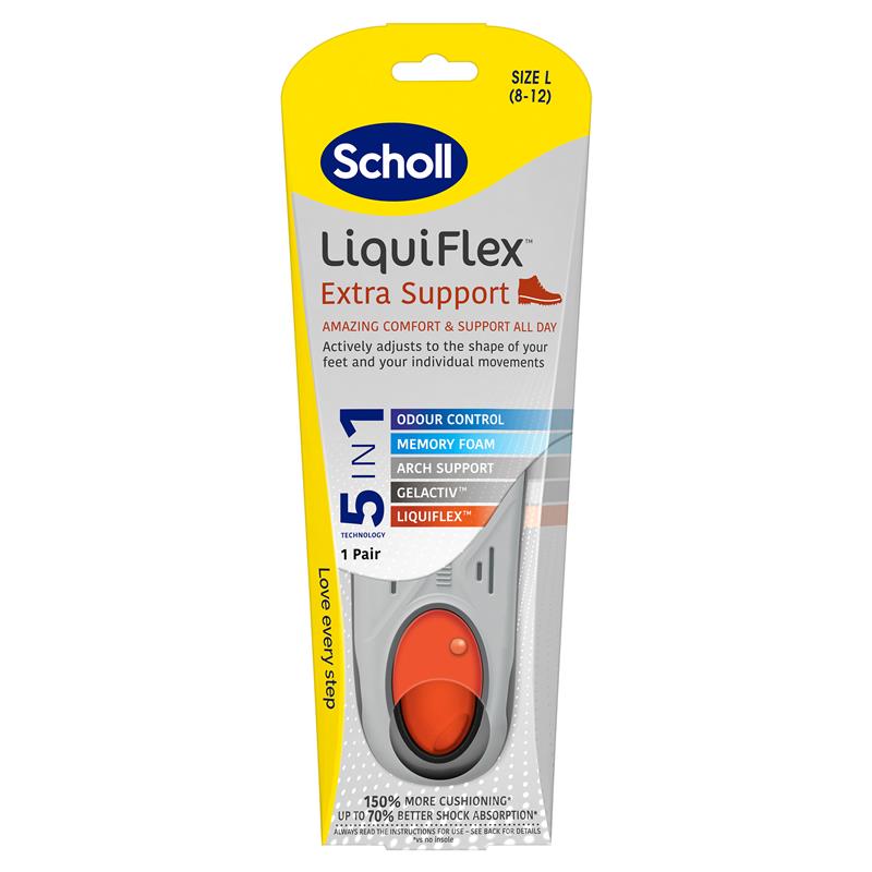 Load image into Gallery viewer, Scholl LiquiFlex Extra Support Insole Large
