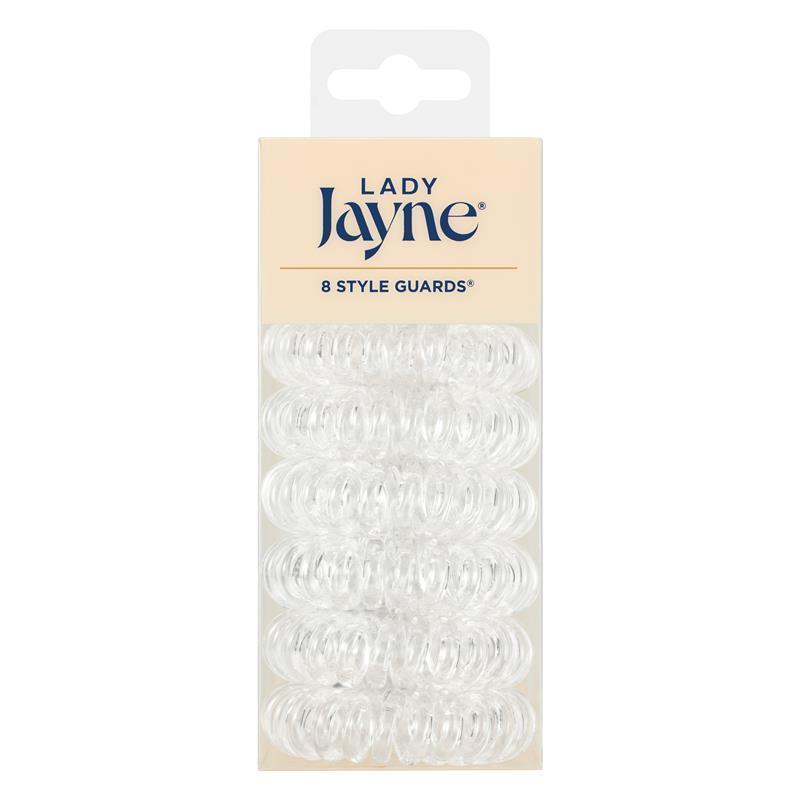 Load image into Gallery viewer, Lady Jayne 17022CL Spiral Hair Elastic Clear 8 Pack
