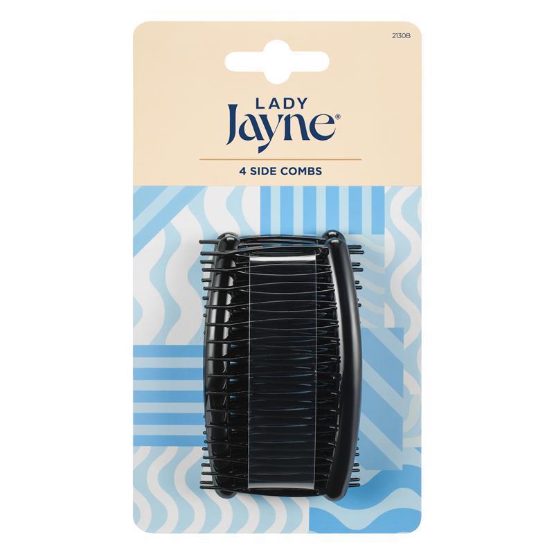 Load image into Gallery viewer, Lady Jayne Side Comb, Black, Pk4

