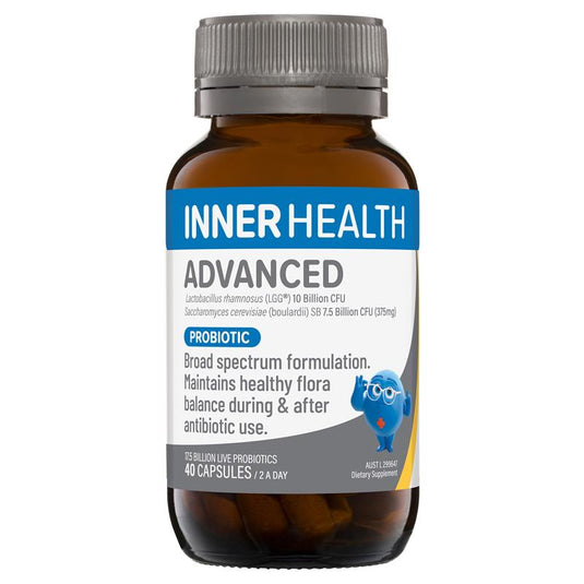 Inner Health Advanced 40 Probiotic Capsules Fridge Line