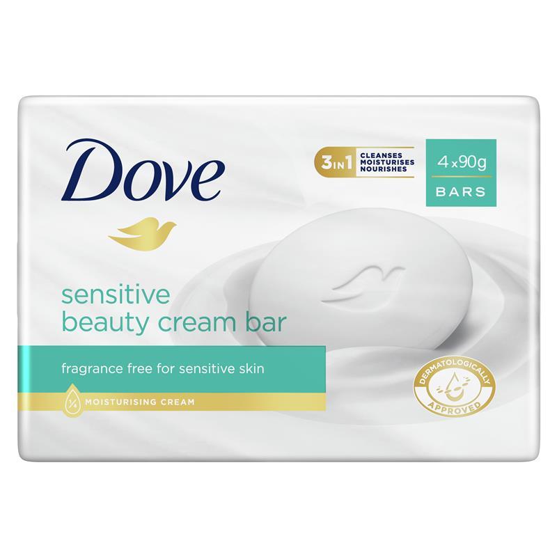Load image into Gallery viewer, Dove Beauty Bar Sensitive Bar 4 x 90g
