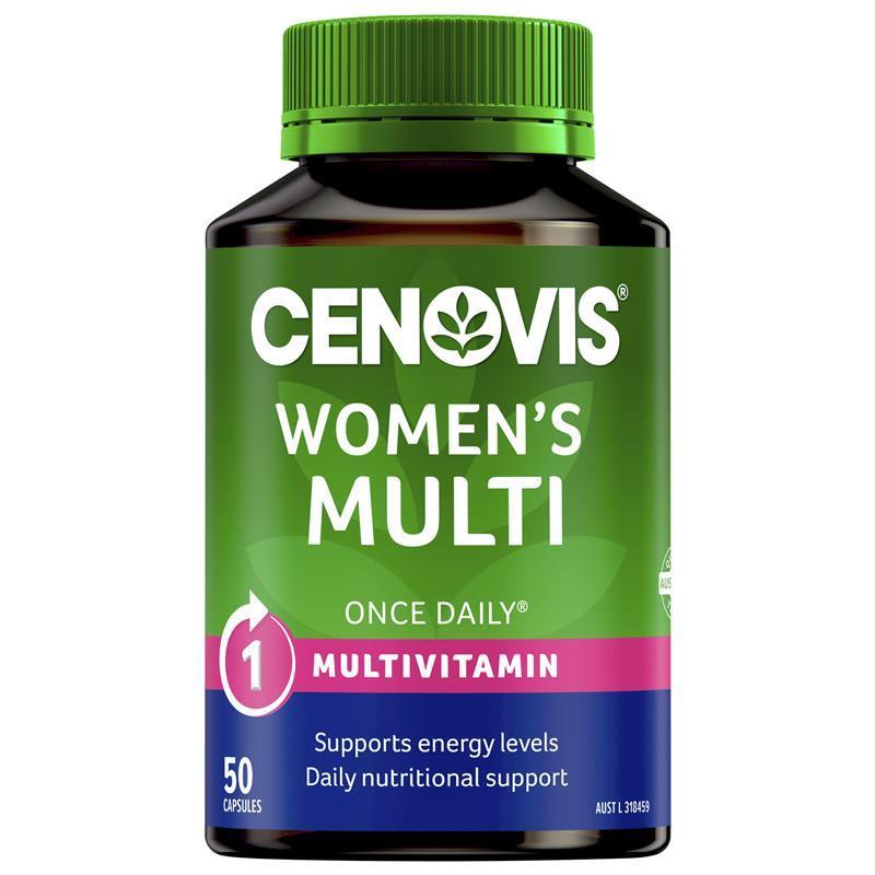 Load image into Gallery viewer, Cenovis Once Daily Women's Multivitamins &amp; Minerals 50 Capsules
