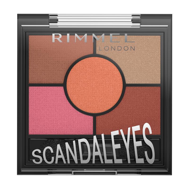 Load image into Gallery viewer, Rimmel Scandaleyes 5 Pan Reno 04 Burgundy Pink
