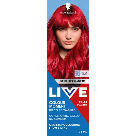 Schwarzkopf LIVE Colour Pillar Box Red Semi Permanent 75ml