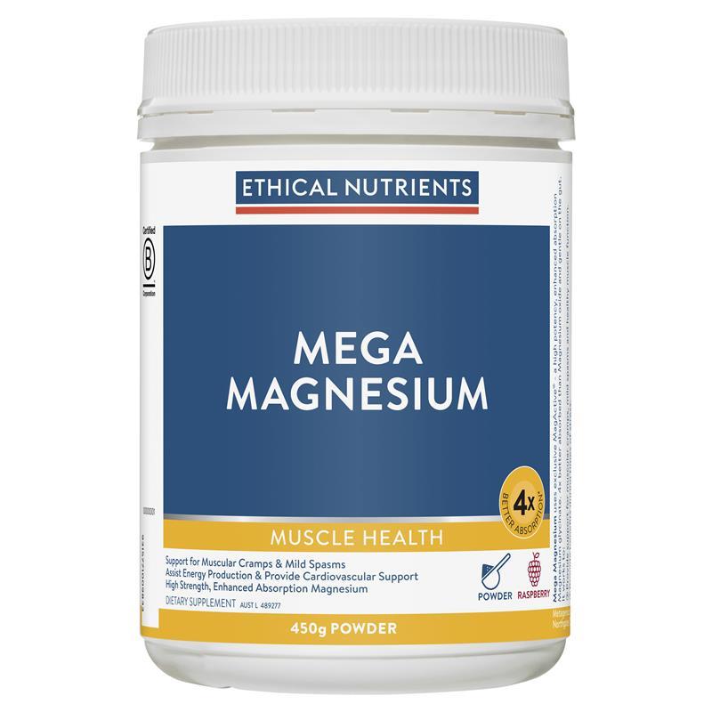 Load image into Gallery viewer, Ethical Nutrients Mega Magnesium 450g Powder Raspberry
