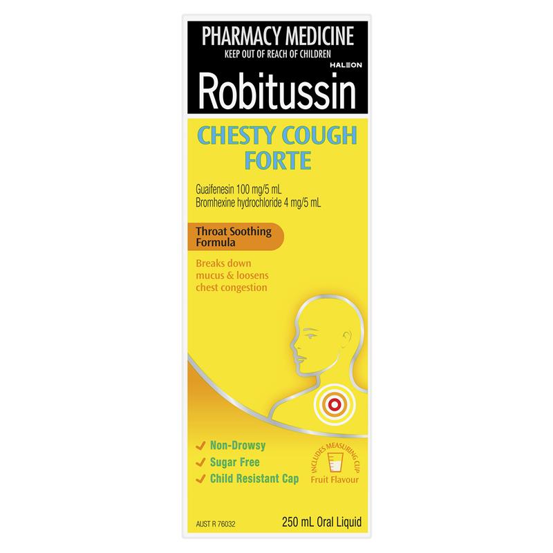 Load image into Gallery viewer, Robitussin Chesty Cough Forte 250ml Exclusive Size
