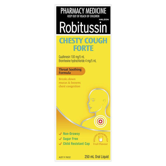 Robitussin Chesty Cough Forte 250ml Exclusive Size
