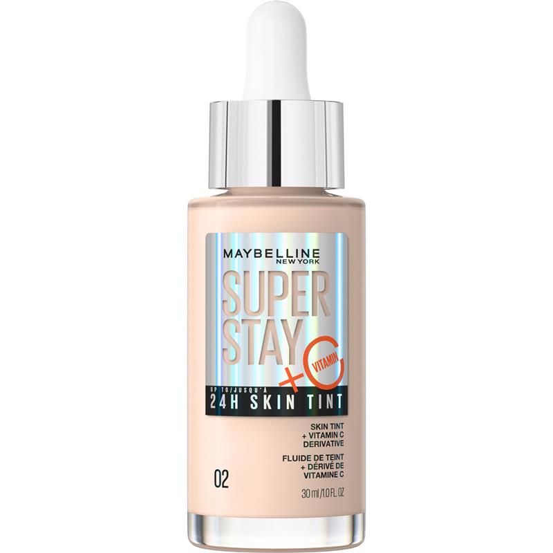 Load image into Gallery viewer, Maybelline Superstay Skin Tint Foundation 02
