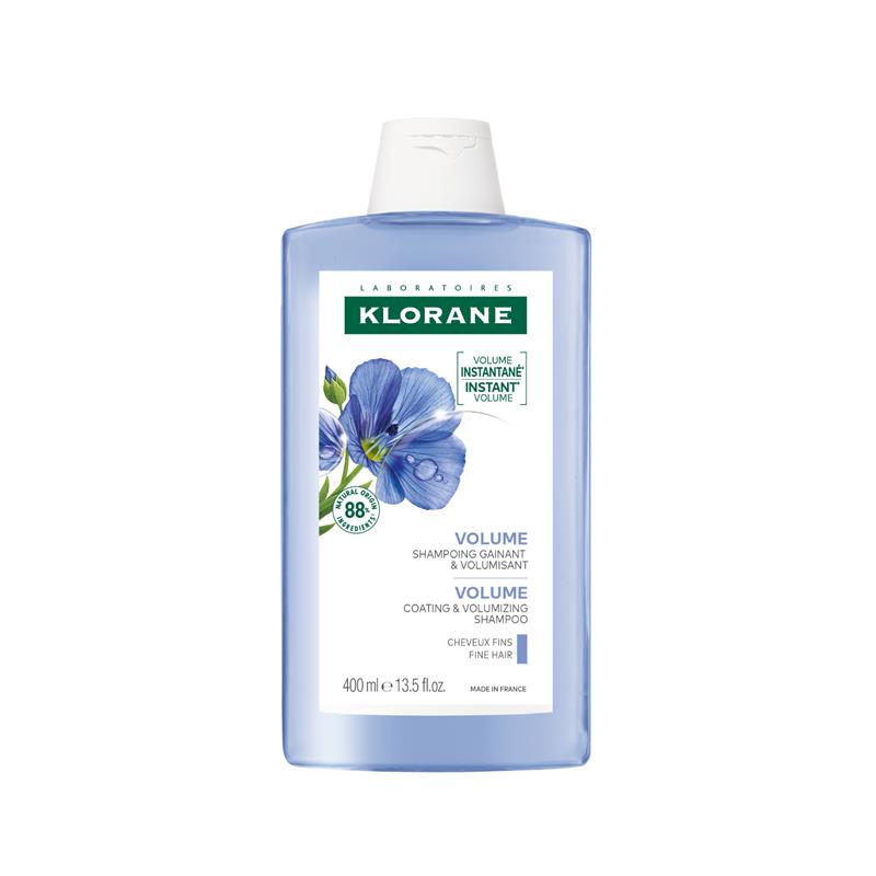 Load image into Gallery viewer, Klorane Volumising Shampoo with Organic Flax 400ml - Fine and Flat Hair
