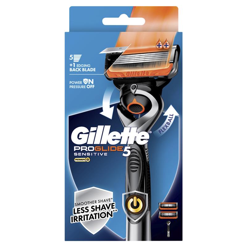 Load image into Gallery viewer, Gillette Proglide Power Razor +2 Blades
