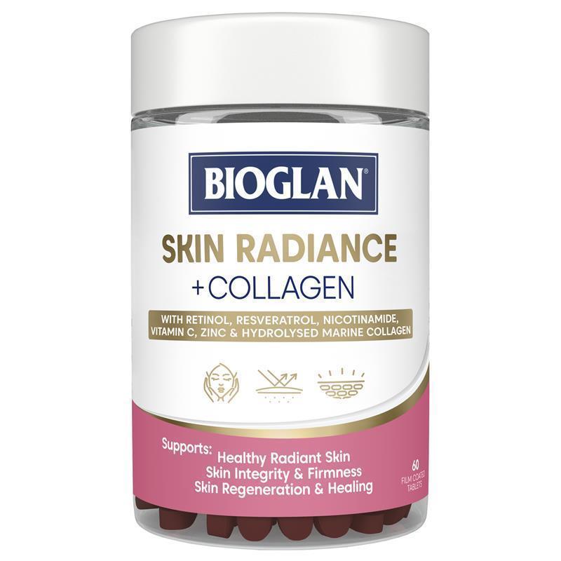 Load image into Gallery viewer, Bioglan Skin Radiance + Collagen 60 Tablets
