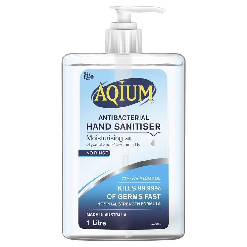 Load image into Gallery viewer, Aqium Antibacterial Hand Sanitiser 1L
