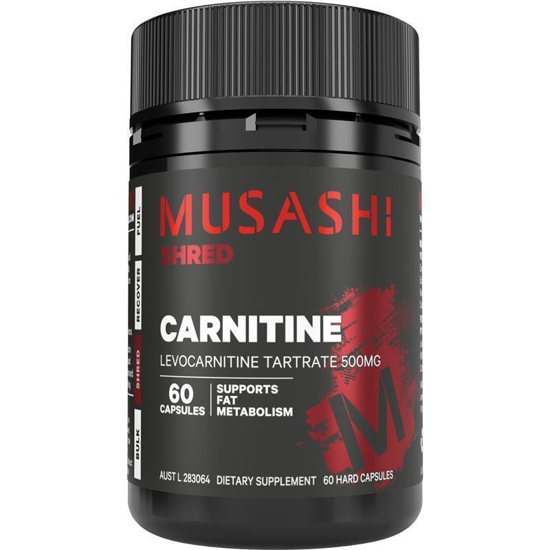 Load image into Gallery viewer, Musashi Carnitine 500mg 60 Capsules
