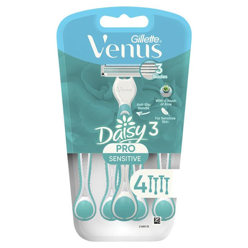 Load image into Gallery viewer, Gillette Venus Daisy3 Pro Sensitive Disposable Razors 4 Pack
