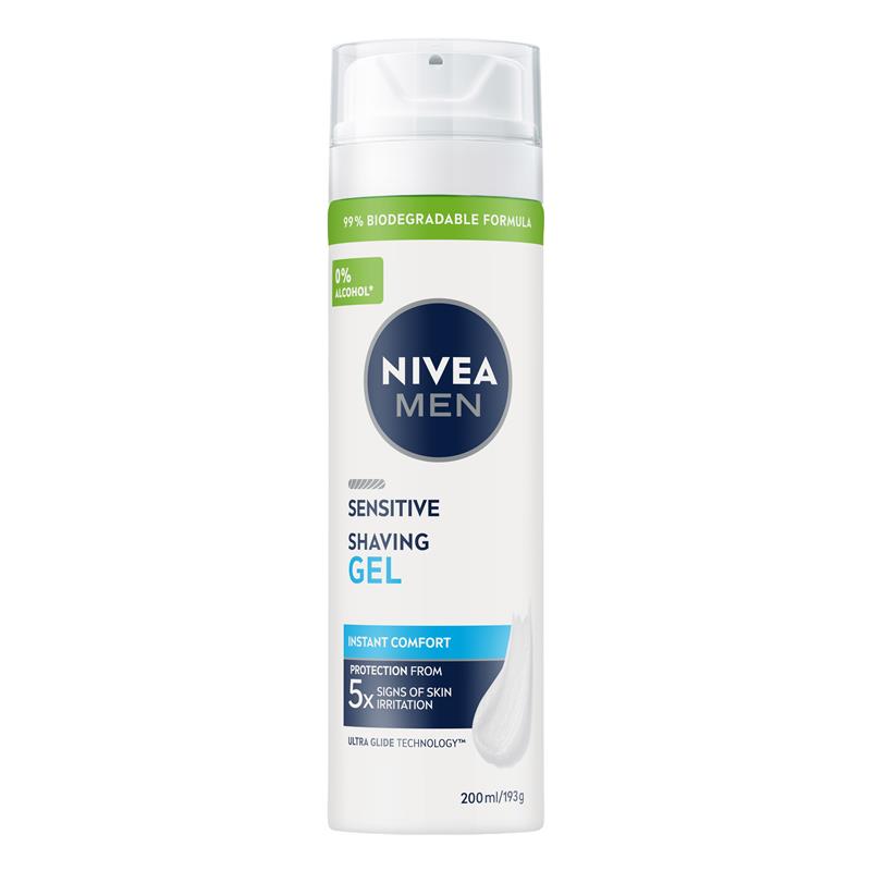 Load image into Gallery viewer, NIVEA MEN Sensitive Shaving Gel Instant Protection 200ml

