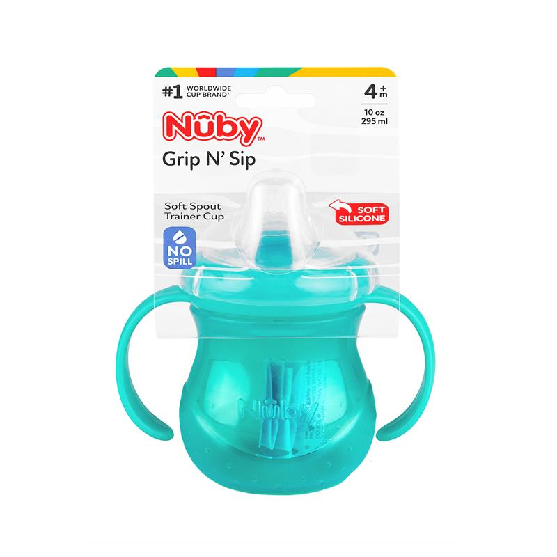 Load image into Gallery viewer, Nuby No Spill Trainer Cup Twin Handle 4+ Months 295ml
