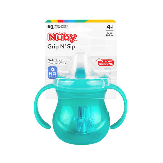 Nuby No Spill Trainer Cup Twin Handle 4+ Months 295ml