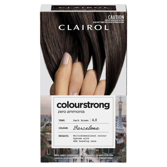 Clairol Colour Strong Kit 4.0 Dark Brown