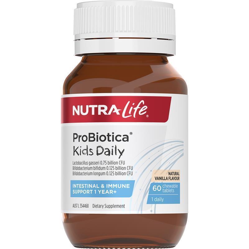 Load image into Gallery viewer, Nutra-Life Probiotica Kids Daily 60 Chewable Tablets
