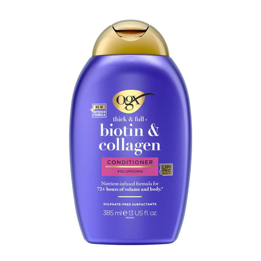 Ogx Thick & Full + Volumising Biotin & Collagen Conditioner For Fine Hair 385mL