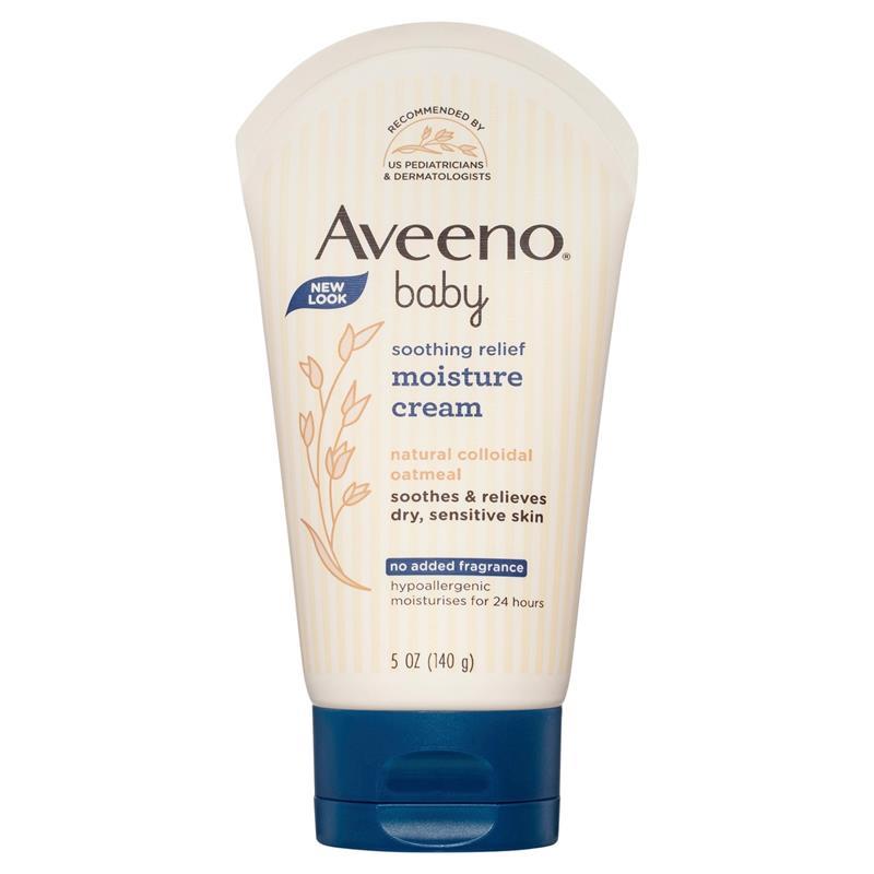 Load image into Gallery viewer, Aveeno Baby Soothing Relief Fragrance Free Moisture Cream 140g
