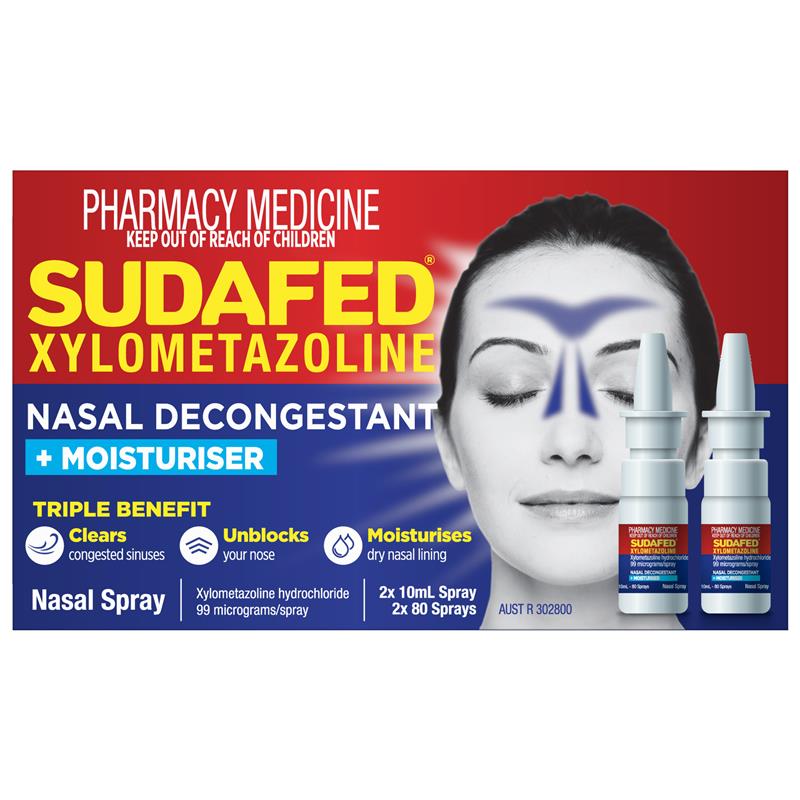 Load image into Gallery viewer, Sudafed Xylo Nasal Decongestant Twin Pack
