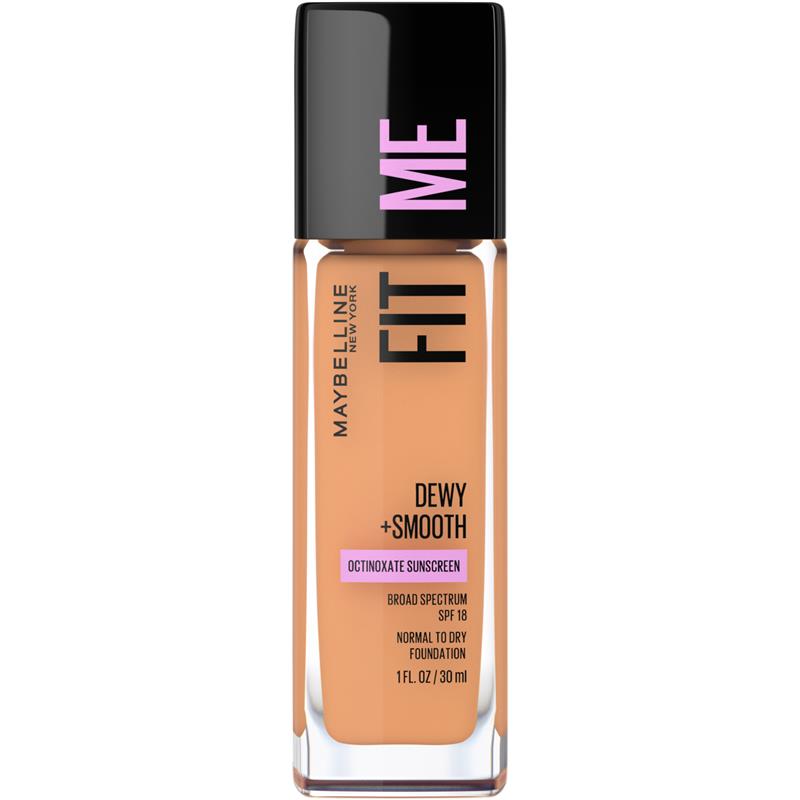Load image into Gallery viewer, Maybelline Fit Me Dewy Smooth Foundation Warm Honey

