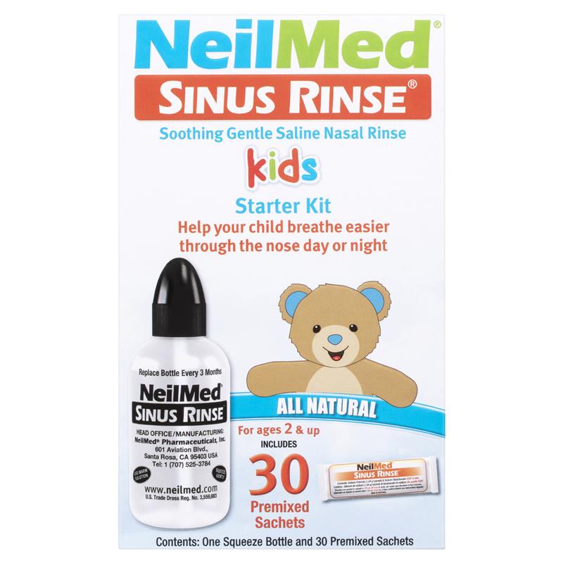 Load image into Gallery viewer, NeilMed Sinus Rinse Kids Starter Kit 30 Sachets

