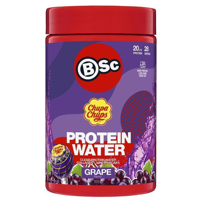 Load image into Gallery viewer, BSc x Chupa Chups Protein Water Grape 700g
