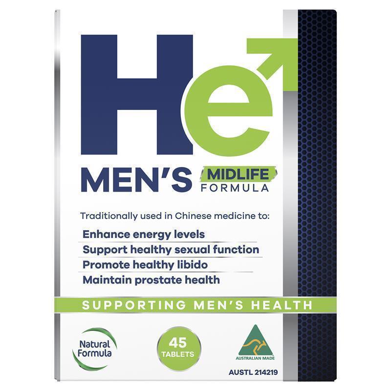 Load image into Gallery viewer, He Men's Midlife Formula 45 Tablets
