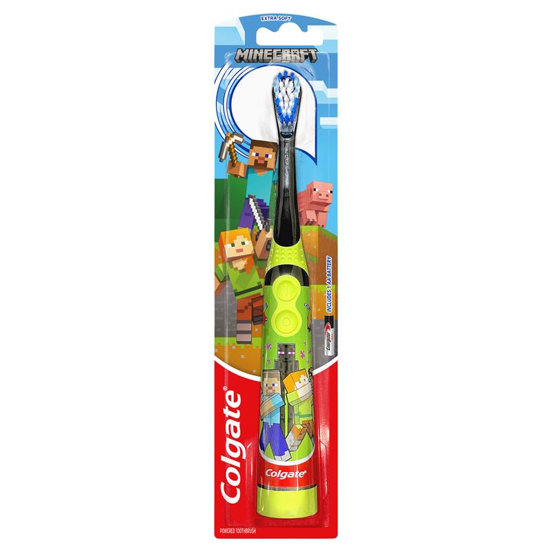 Load image into Gallery viewer, Colgate Toothbrush Kids Sonic Battery Toothbrush Minecraft
