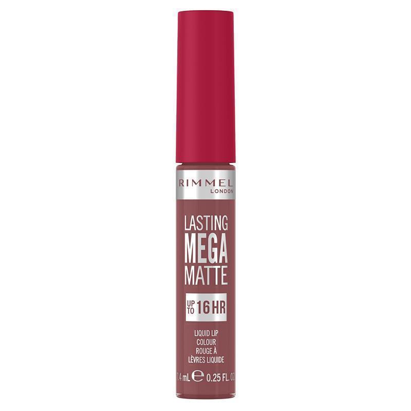 Load image into Gallery viewer, Rimmel London Mega Matte Liquid Lip 210 Rose &amp; Shine

