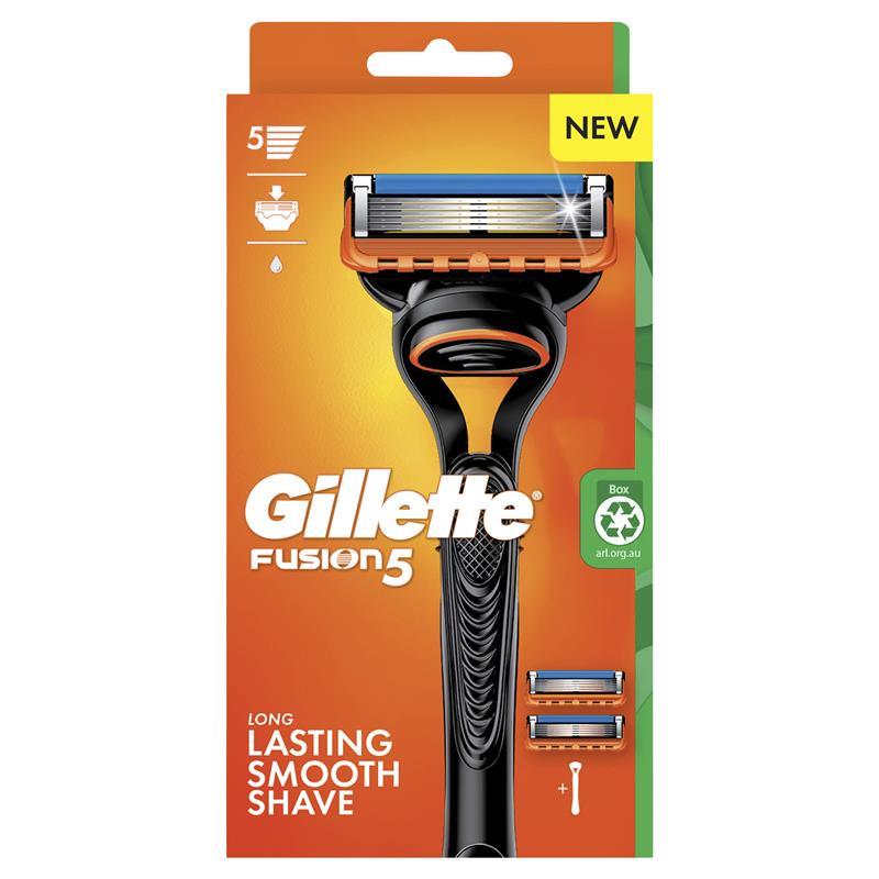 Load image into Gallery viewer, Gillette Fusion Manual Razor + 2 Blade Refills

