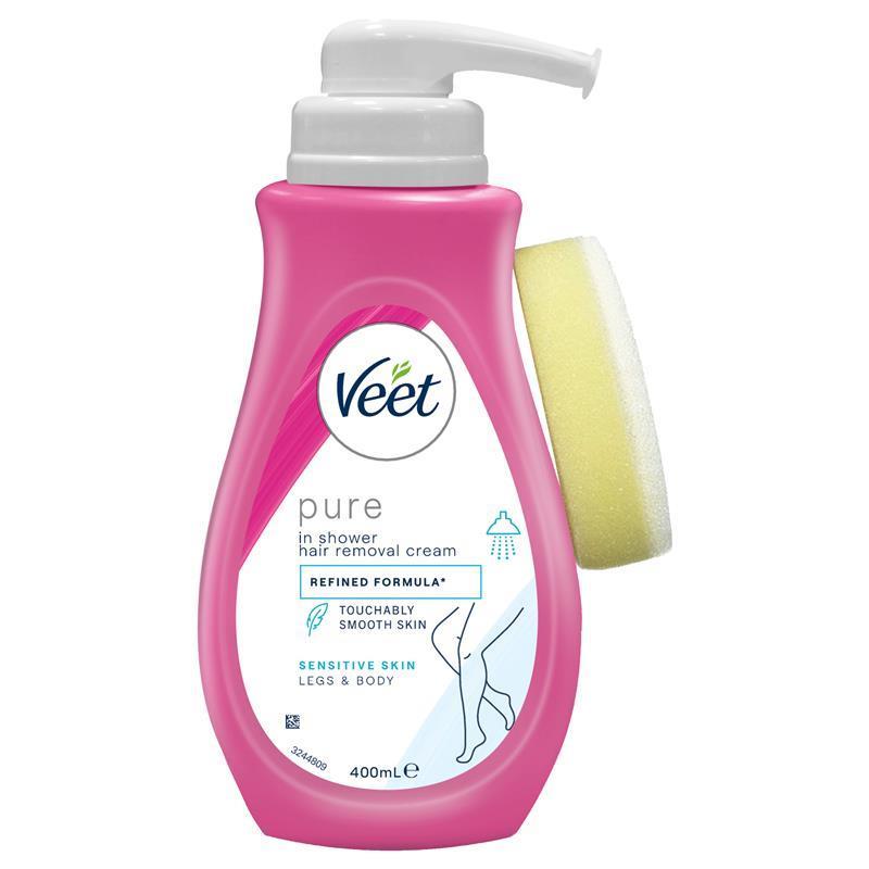 Load image into Gallery viewer, Veet In Shower Hair Removal Cream Sensitive 400ml
