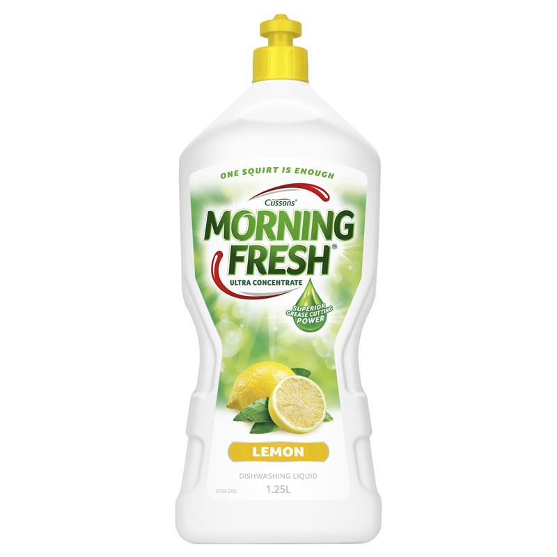 Load image into Gallery viewer, Morning Fresh Dishwashing Liquid 1.25lt Lemon
