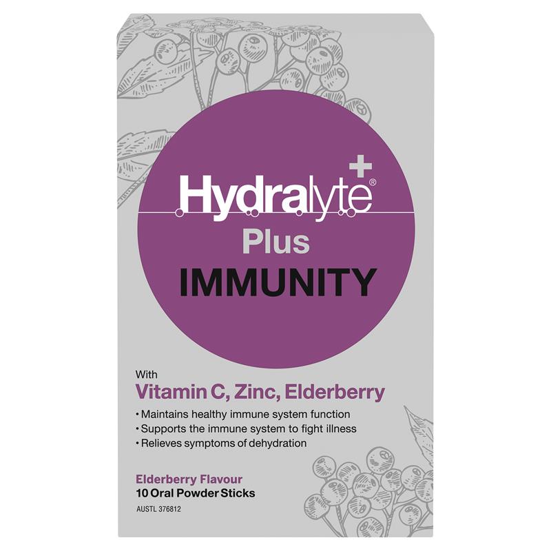 Load image into Gallery viewer, Hydralyte Plus Immunity Powder 10 Sticks
