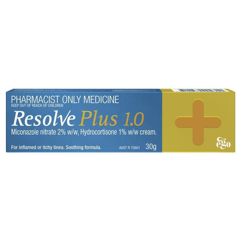 Load image into Gallery viewer, Resolve Plus 1%/2% Cream 30g - Hydrocortisone + Miconazole (S3)
