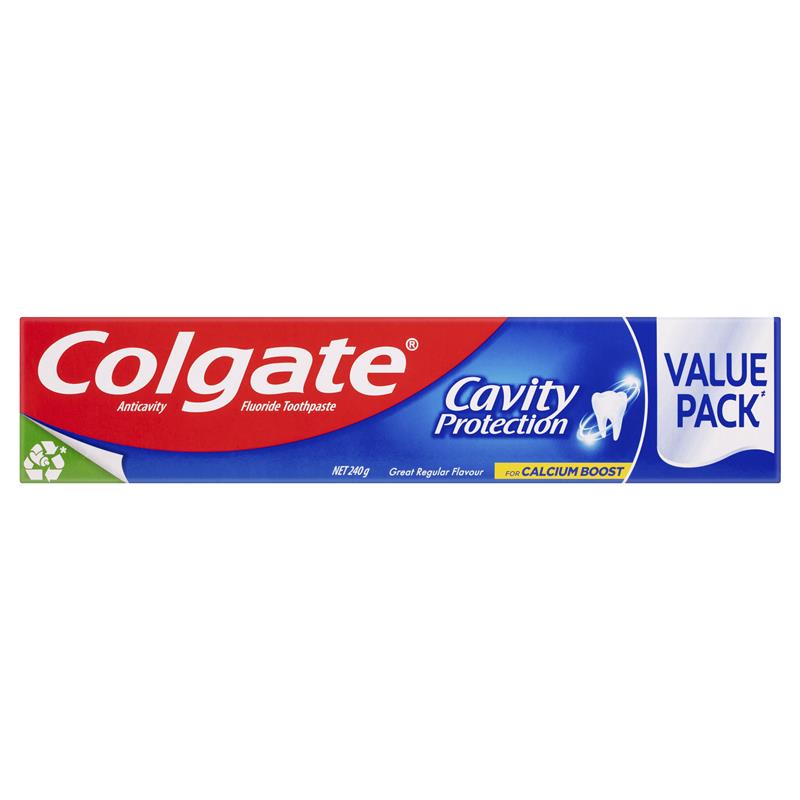 Load image into Gallery viewer, Colgate Toothpaste Cavity Protection Great Regular Value Pack 240g
