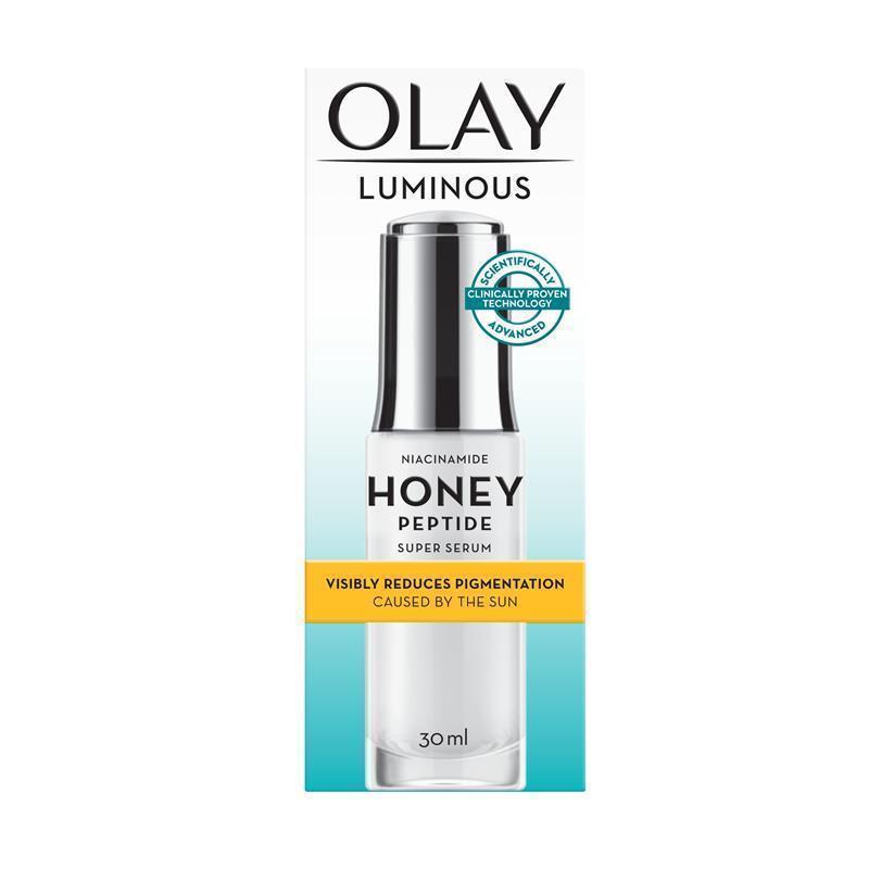Load image into Gallery viewer, Olay Luminous Niacinamide Honey Peptide Super Serum 30ml
