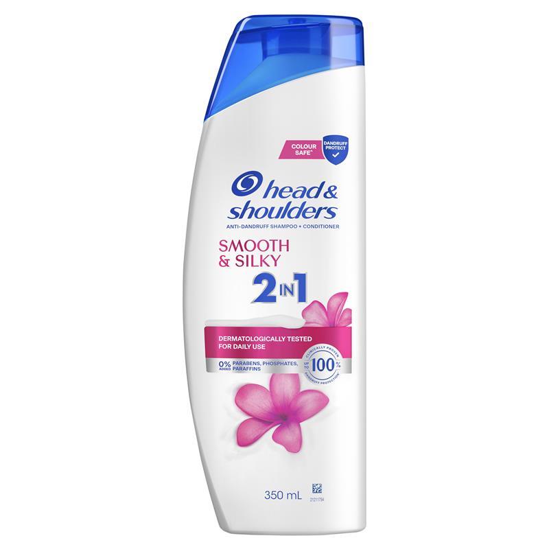 Load image into Gallery viewer, Head &amp; Shoulders Smooth &amp; Silky 2in1 Shampoo + Conditioner 350ml
