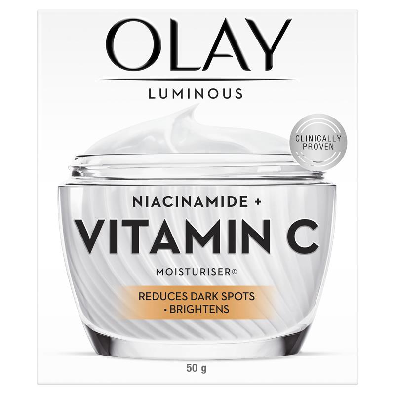 Load image into Gallery viewer, Olay Luminous Niacinamide + Vitamin C Moisturiser 50g
