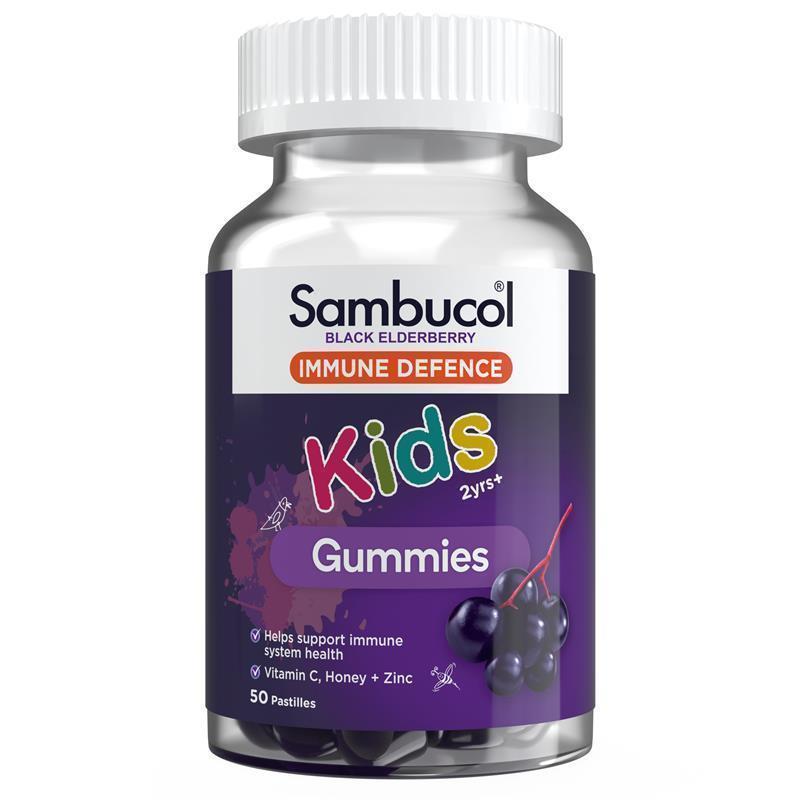 Load image into Gallery viewer, Sambucol Kids Immunity- Immune Defence 50 Gummies

