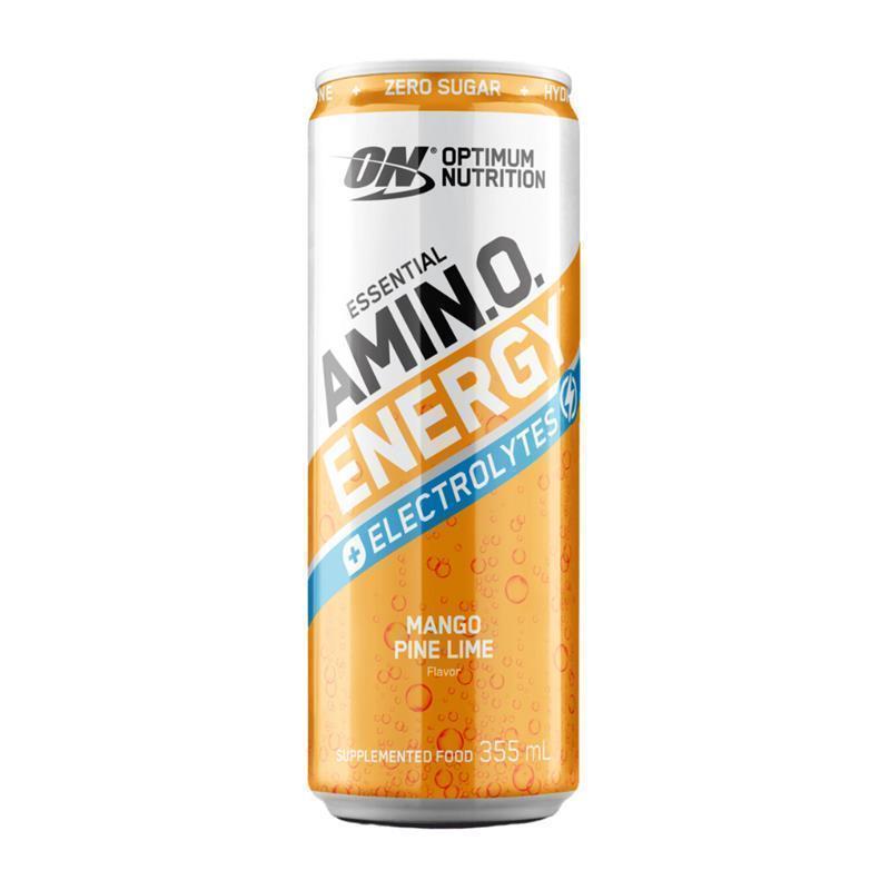 Load image into Gallery viewer, Optimum Nutrition Amino Energy Sparkling + Electrolytes Mango Pinelime 355ml
